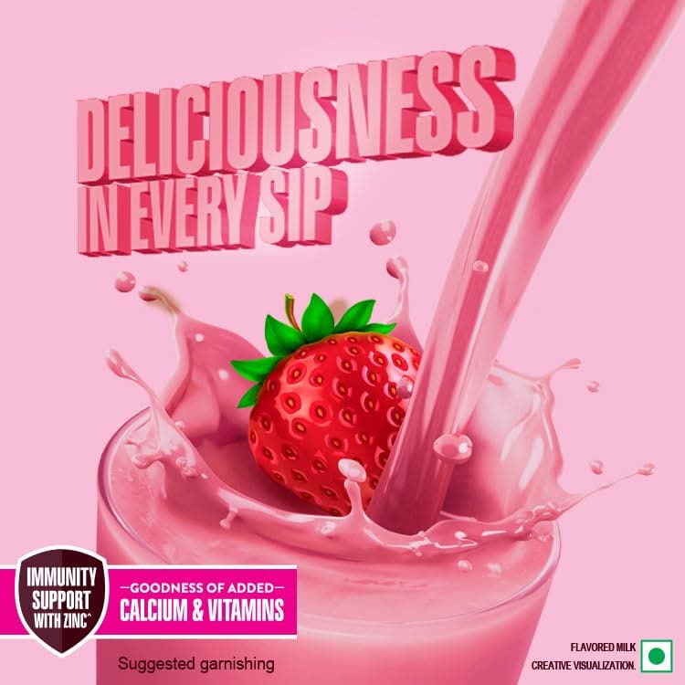 Hershey's Strawberry Flavored Milkshake, 180ml