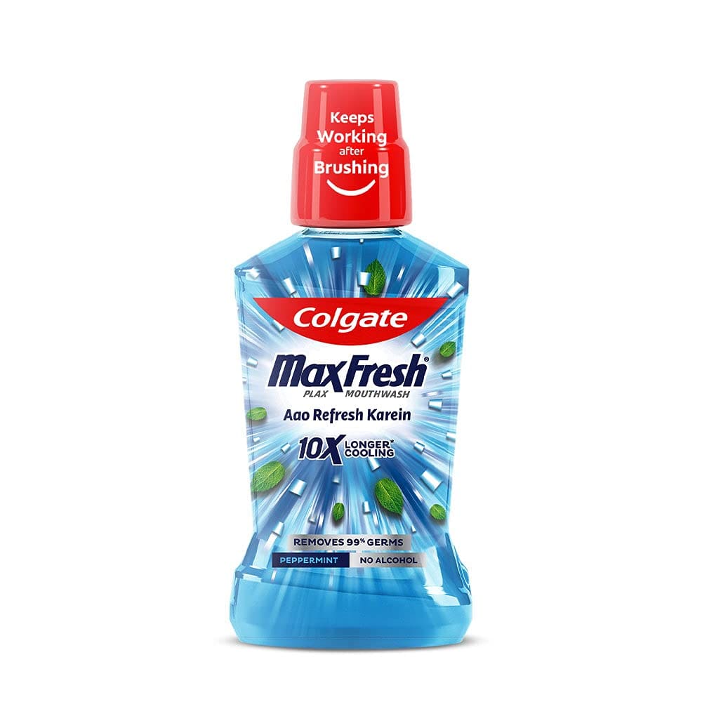 Colgate MaxFresh Mouthwash, Peppermint, 250ml