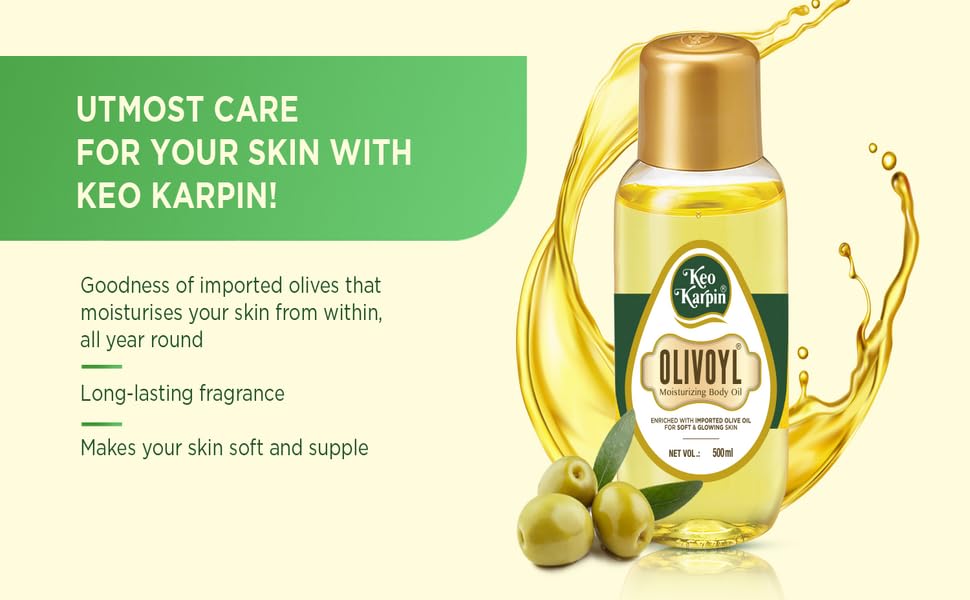 Keo Karpin, Olivoyl, Moisturizing Body Oil, 500ml