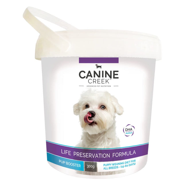Canine Creek Pup Booster - Puppy Weaning Diet for All Breeds, 300g