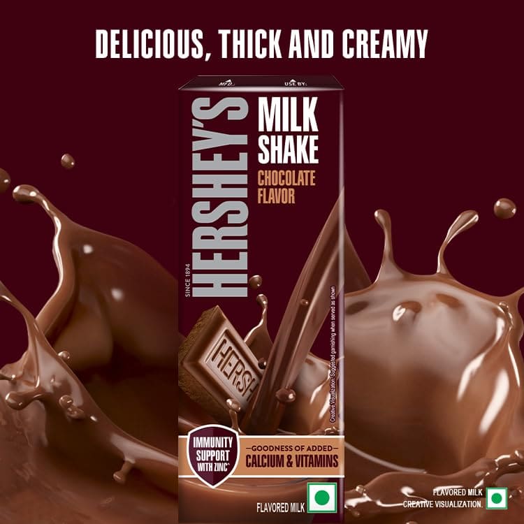 Hershey's Chocolate Flavored Milkshake, 180ml