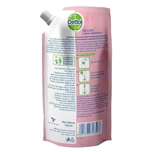 Dettol Liquid Handwash Skincare, 675 ml