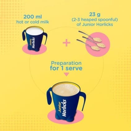 Horlicks Junior Health & Nutrition Drink Vanilla, 500gm