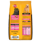 Pedigree Pro Puppy, Large Breed (3-18 Months) Dry Dog Food,1.2 Kg