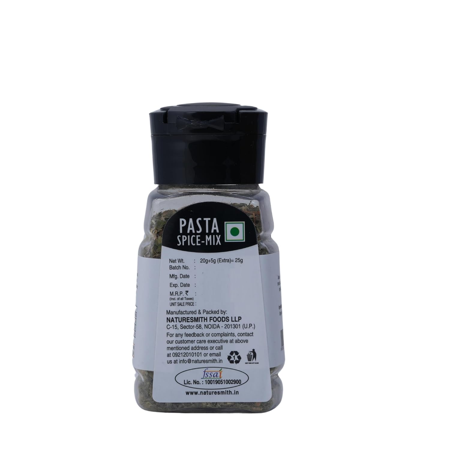 Naturesmith, Pasta Spice-Mix, 25g