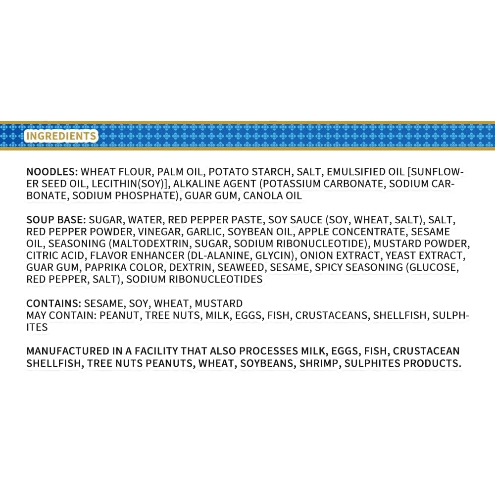 Paldo Bibimmen (Sweet & Spicy), 5x130g