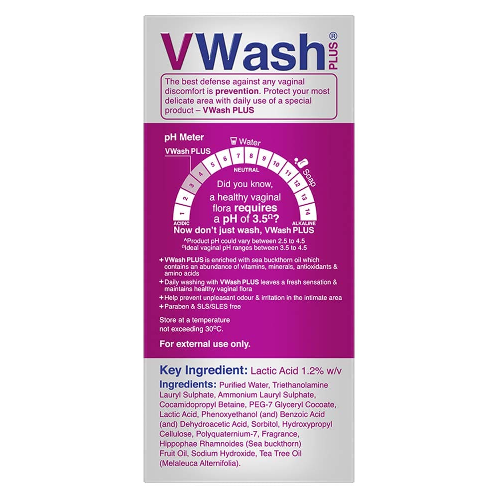 VWash Plus Expert Intimate Hygiene, 100ml
