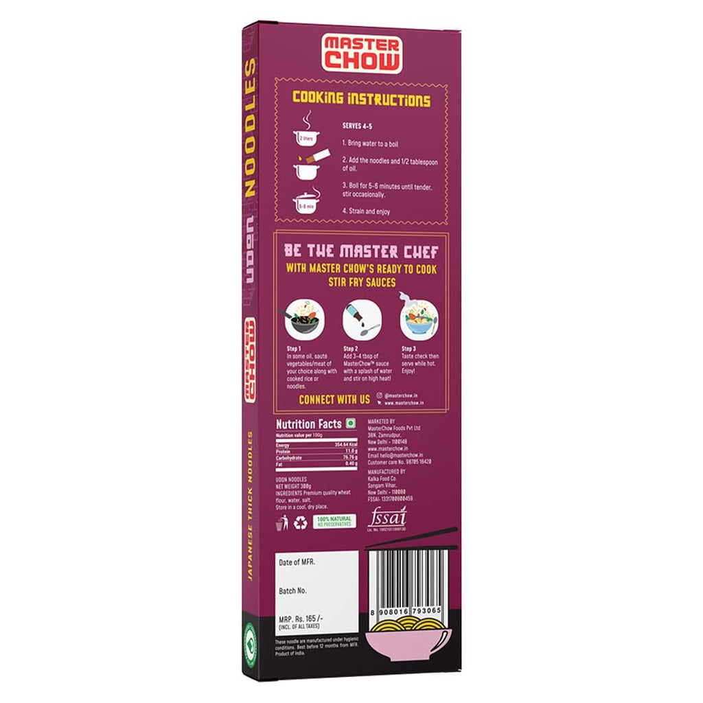 MasterChow Udon Noodles, Japanese Thick Noodles, 300gm