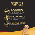 Pedigree Pro Puppy, Large Breed (3-18 Months) Dry Dog Food, 3Kg