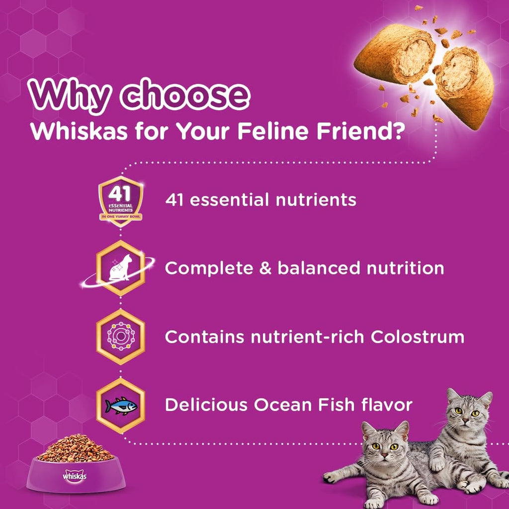 Whiskas Kitten (2-12 months), Ocean Fish, 450g