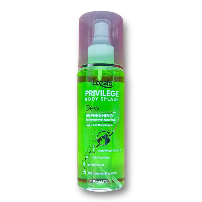 Lozalo Privelege Body Splash (Dew) for Dogs & Cats, 200 ml