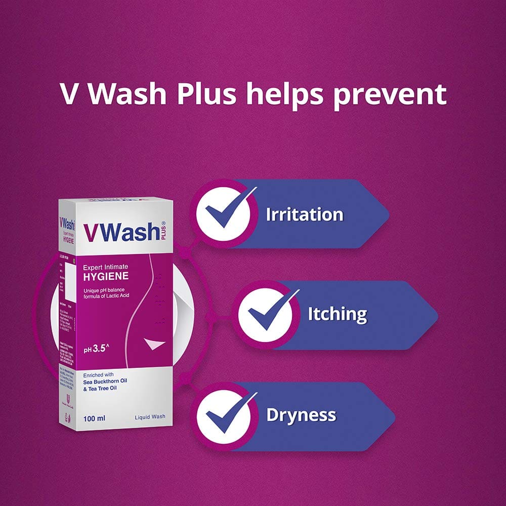 VWash Plus Expert Intimate Hygiene, 100ml