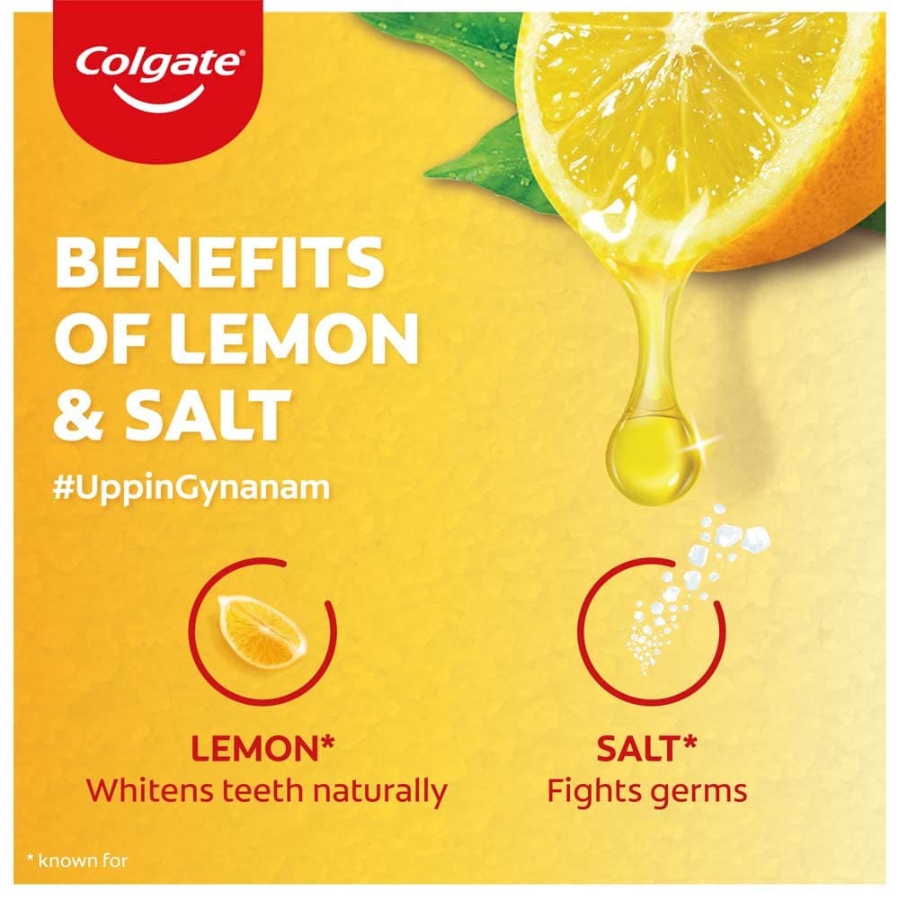 Colgate Active Salt Lemon Toothpaste, 200gm