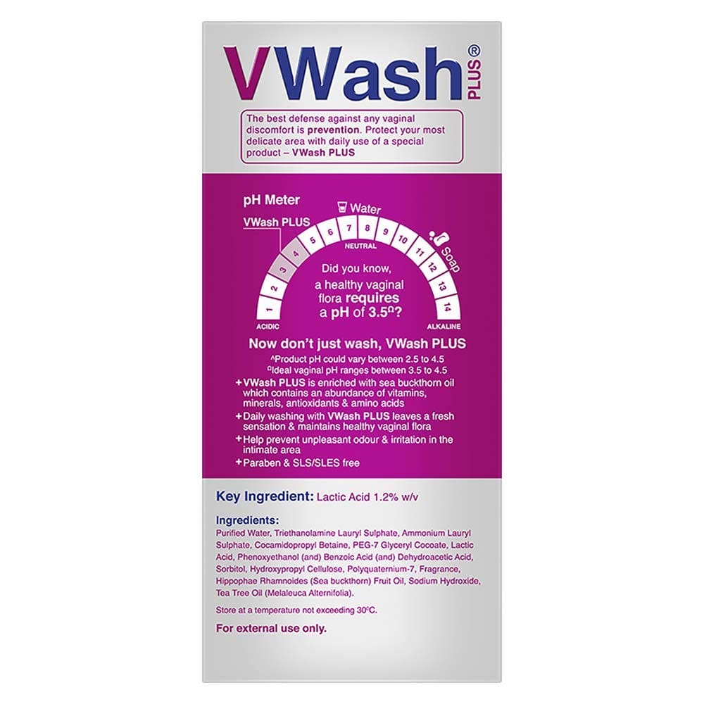 VWash Plus Expert Intimate Hygiene, 200ml