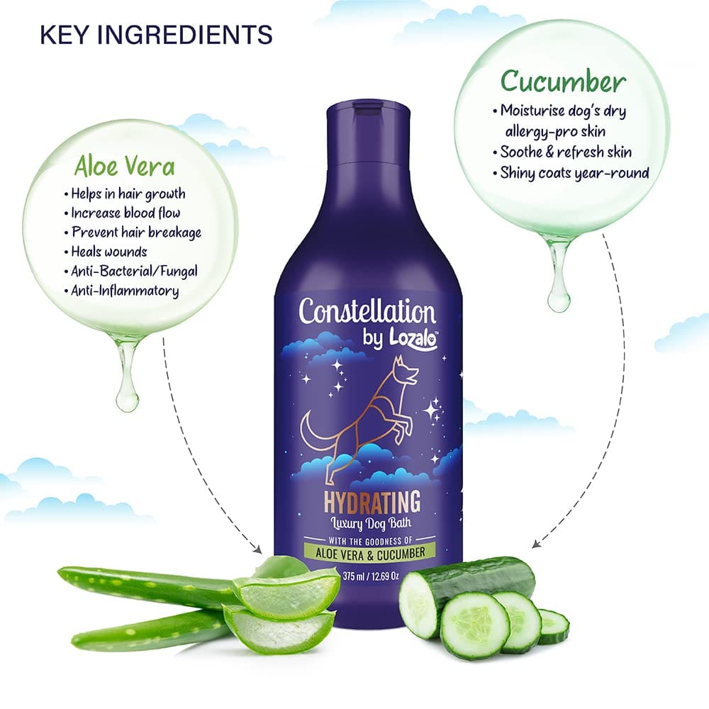 Constellation By Lozalo Hydrating Dog Shampoo, 375 ml
