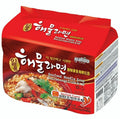 Paldo Seafood Instant Noodles, Pack of 5 (120g x 5)