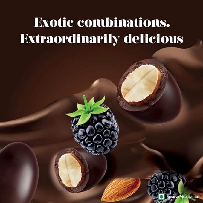 Hershey's Exotic Dark Californian Almond Blackberry Flavour, 90g