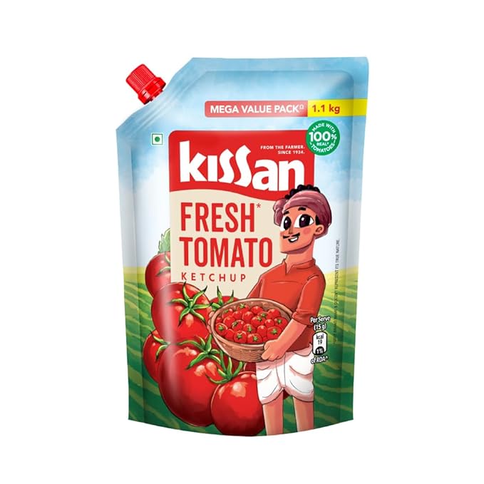 Kissan Fresh Tomato Ketchup, 95g