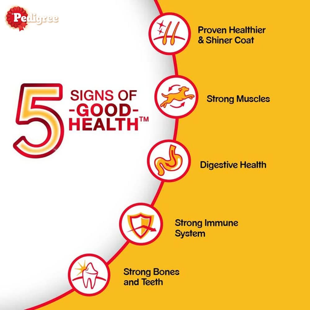 Pedigree Puppy Dry Dog Food, Meat & Milk, 2.8 Kg