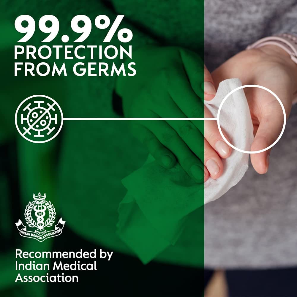 Dettol Germ Protection Wet Wipes for Skin & Surfaces, Original - 40 Wipes