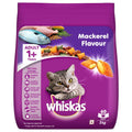 Whiskas Adult (+1 year) Dry Cat Food, Mackerel Flavour, 3kg