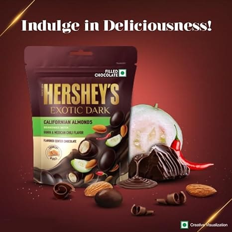 Hershey’s Exotic Dark Californian Almonds with Guava & Mexican Chili Flavour, 33.3g