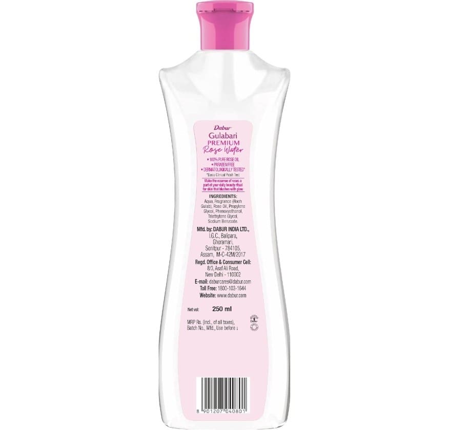 Dabur Gulabari Premium Rose Water, 250ml
