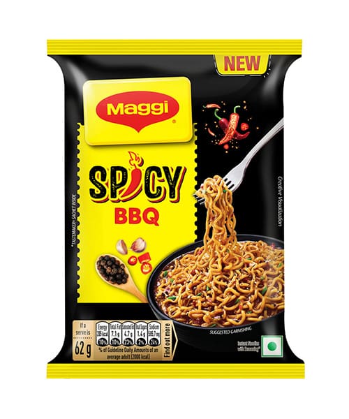 Maggi 2-Minute Noodles - Spicy BBQ, 62g
