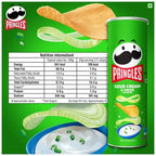 Pringles Potato Chips - Sour Cream & Onion Flavour - 107 g