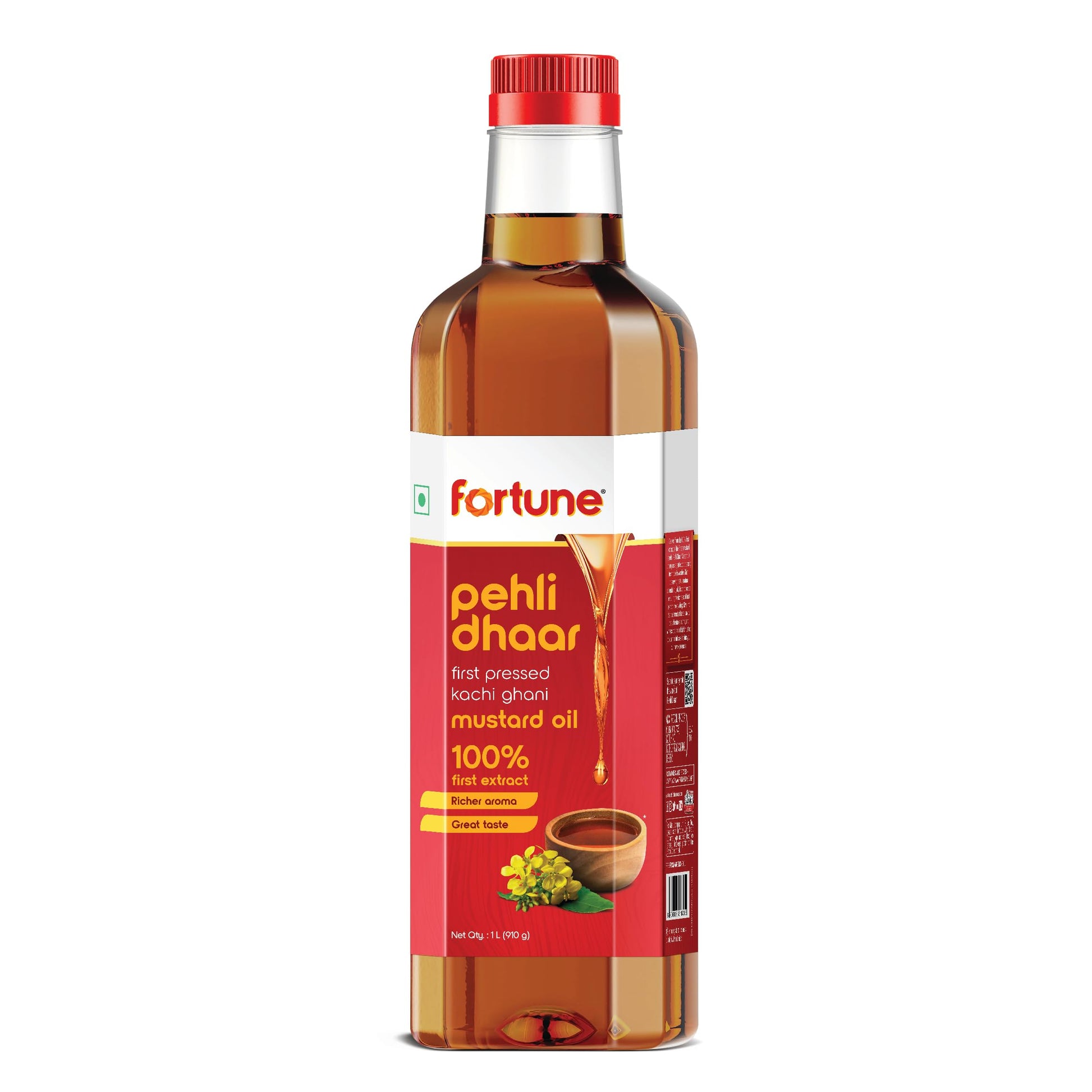 Fortune Pehli Dhaar First Pressed Kachi Ghani Mustard Oil 1 L