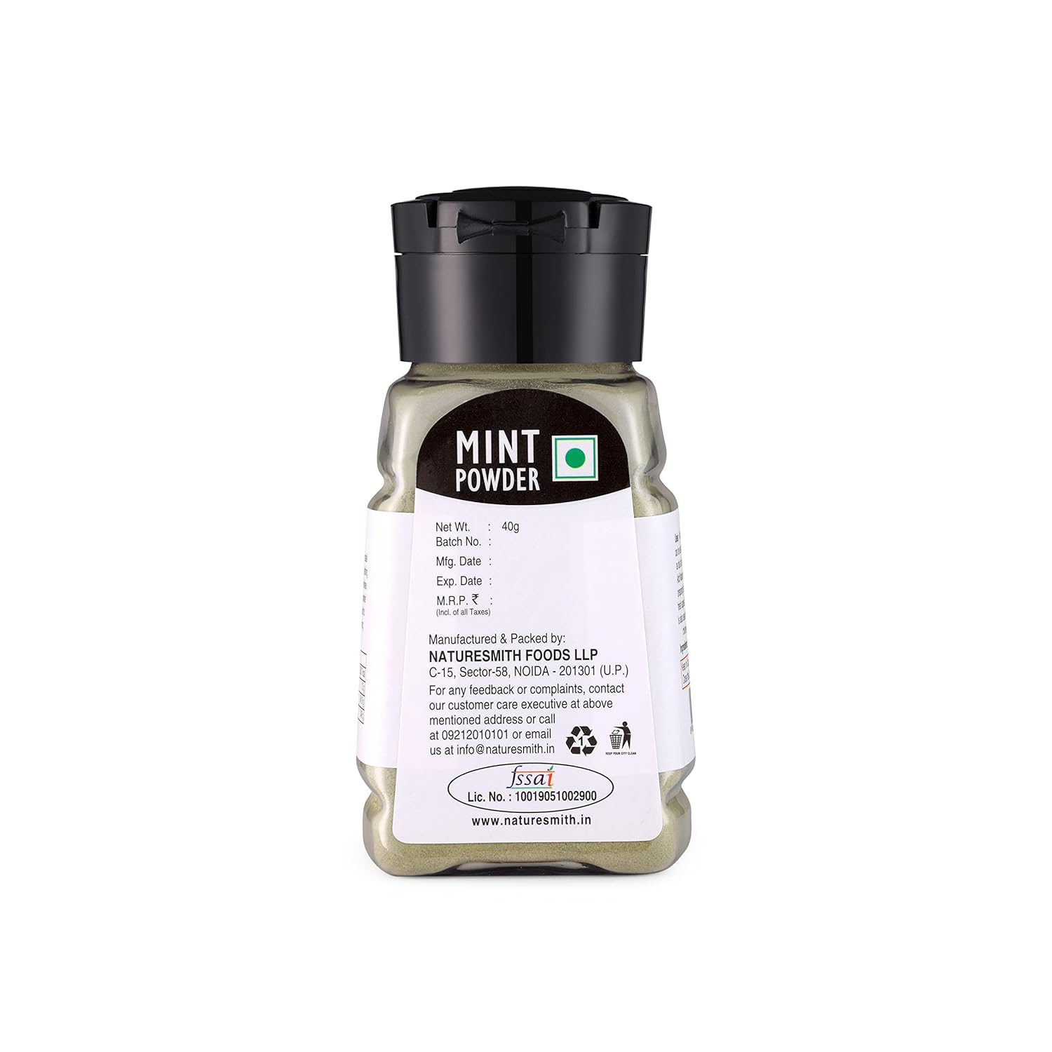 Naturesmith, Mint Powder, 40g