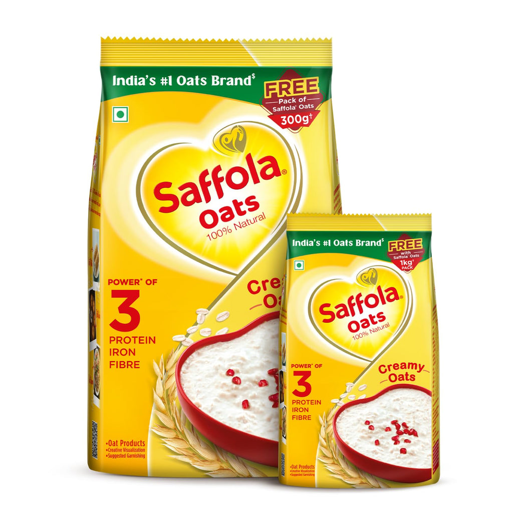 Saffola Oats, Rolled Oats, 1kg