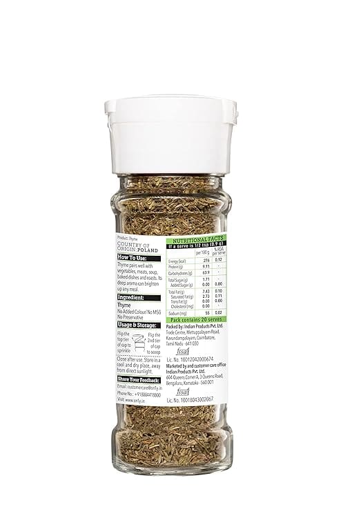 On1y Thyme Herb Seasoning, 18gm