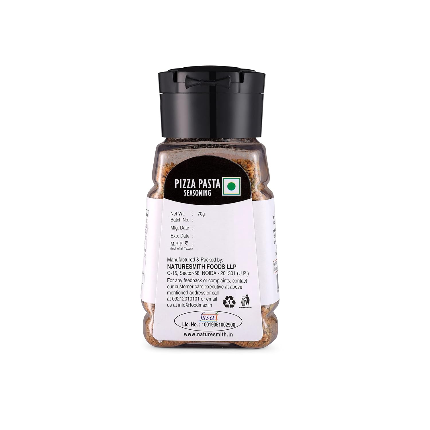 Naturesmith, Pizza Pasta Seasoning, 70g