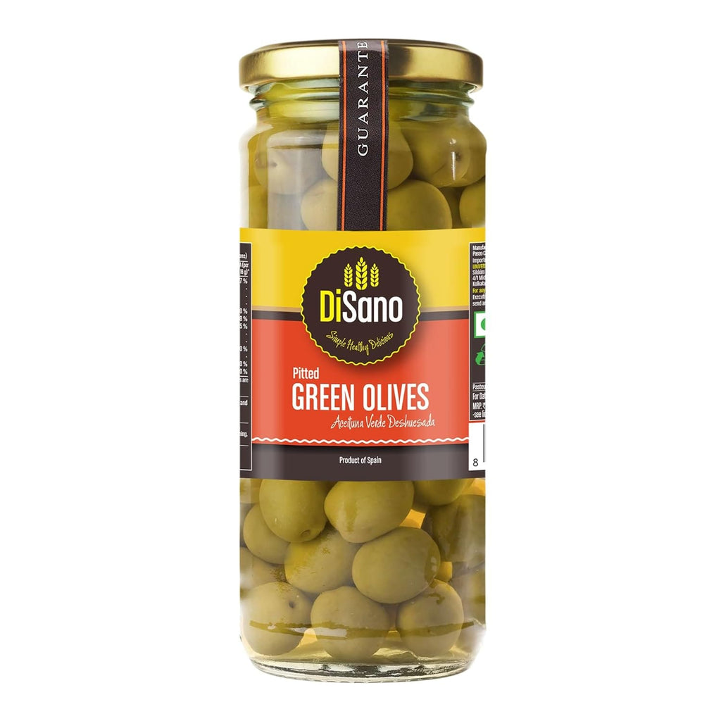 Disano, Pitted Green Olives, 450g