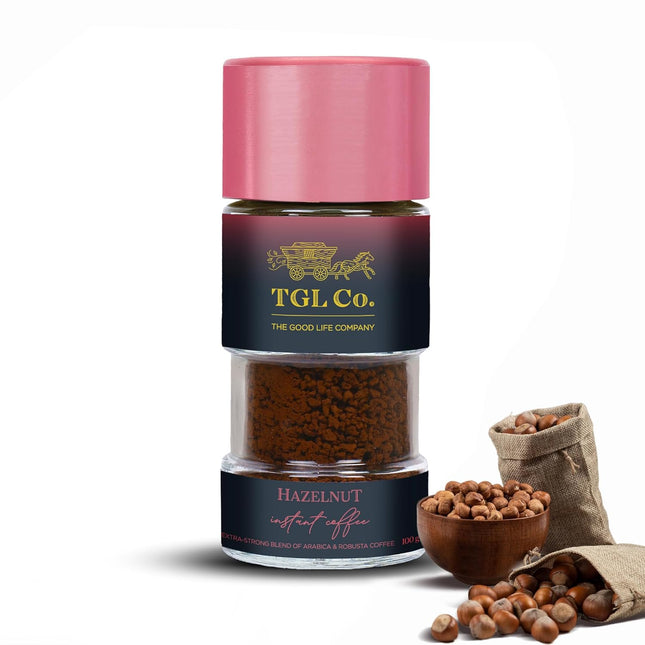 TGL Co. Hazelnut Instant Coffee, 100g