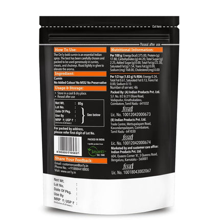 On1y Cumin, 85gm