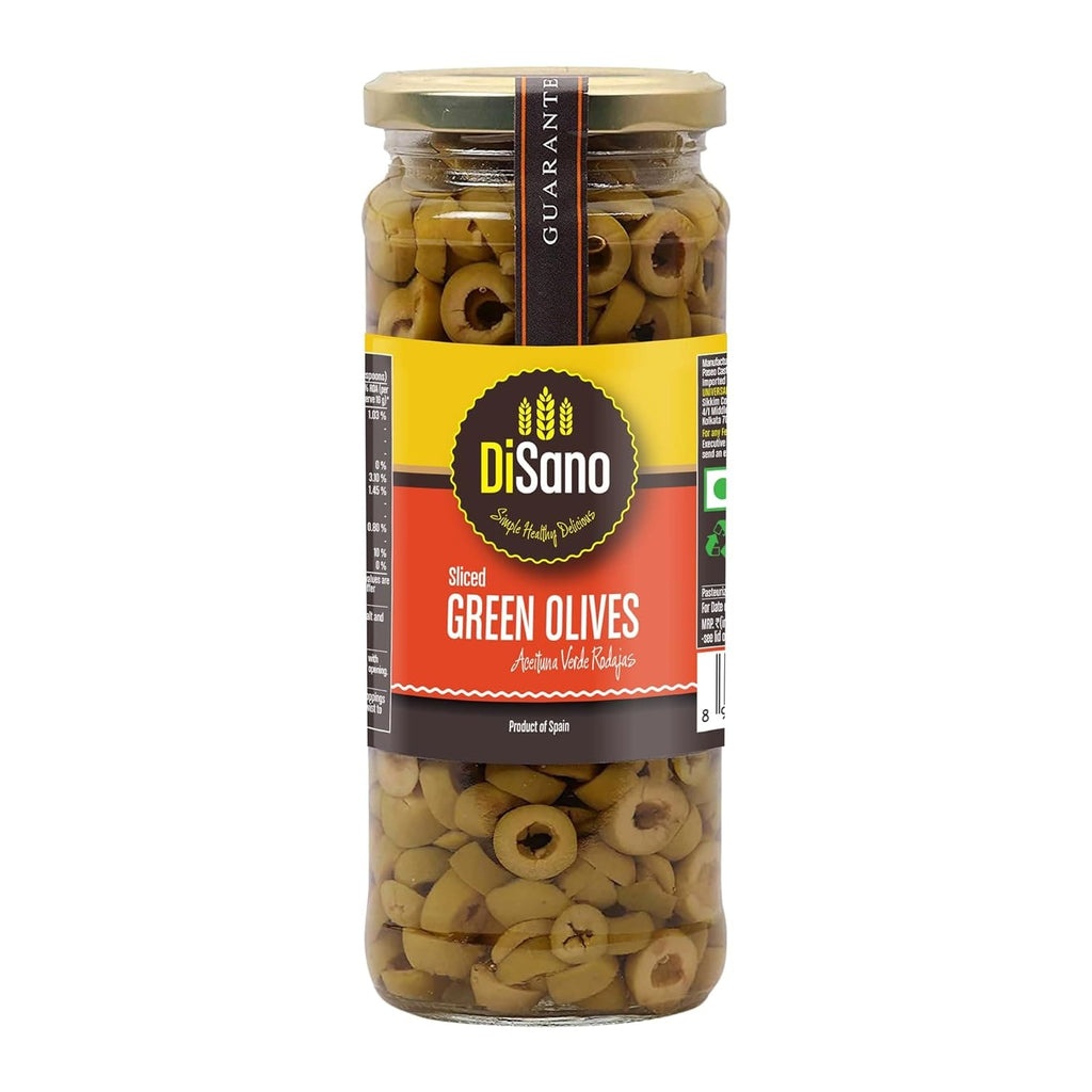 Disano, Sliced Green Olives, 450g