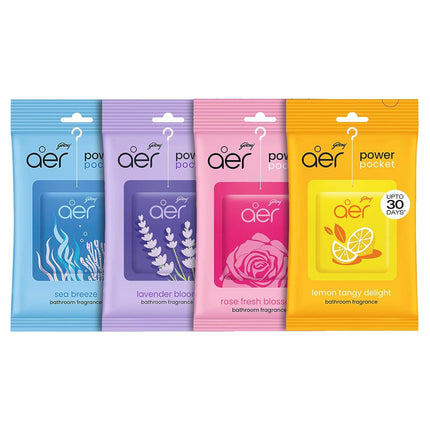 Godrej aer Power Pocket, Bathroom Freshener, 40g