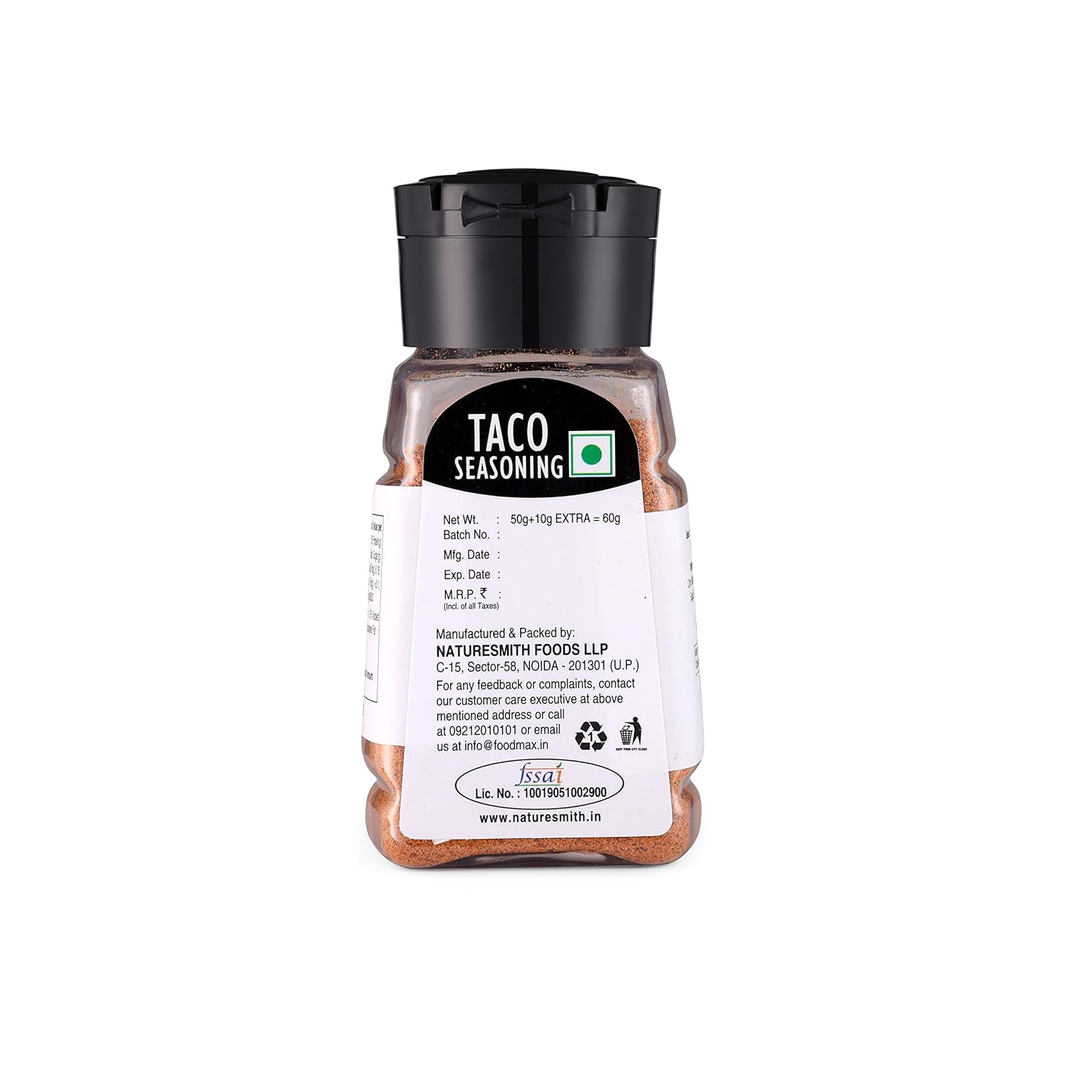 Naturesmith, Taco Seasoning, 60g