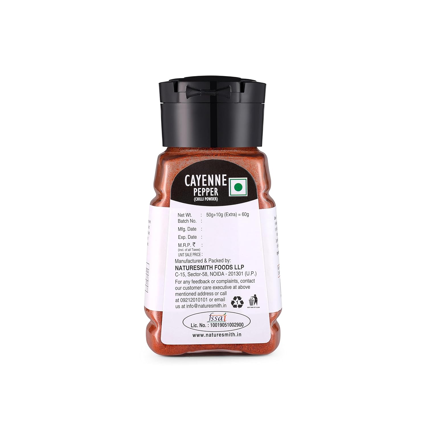 Naturesmith, Cayenne Pepper (Chilli Powder), 60g