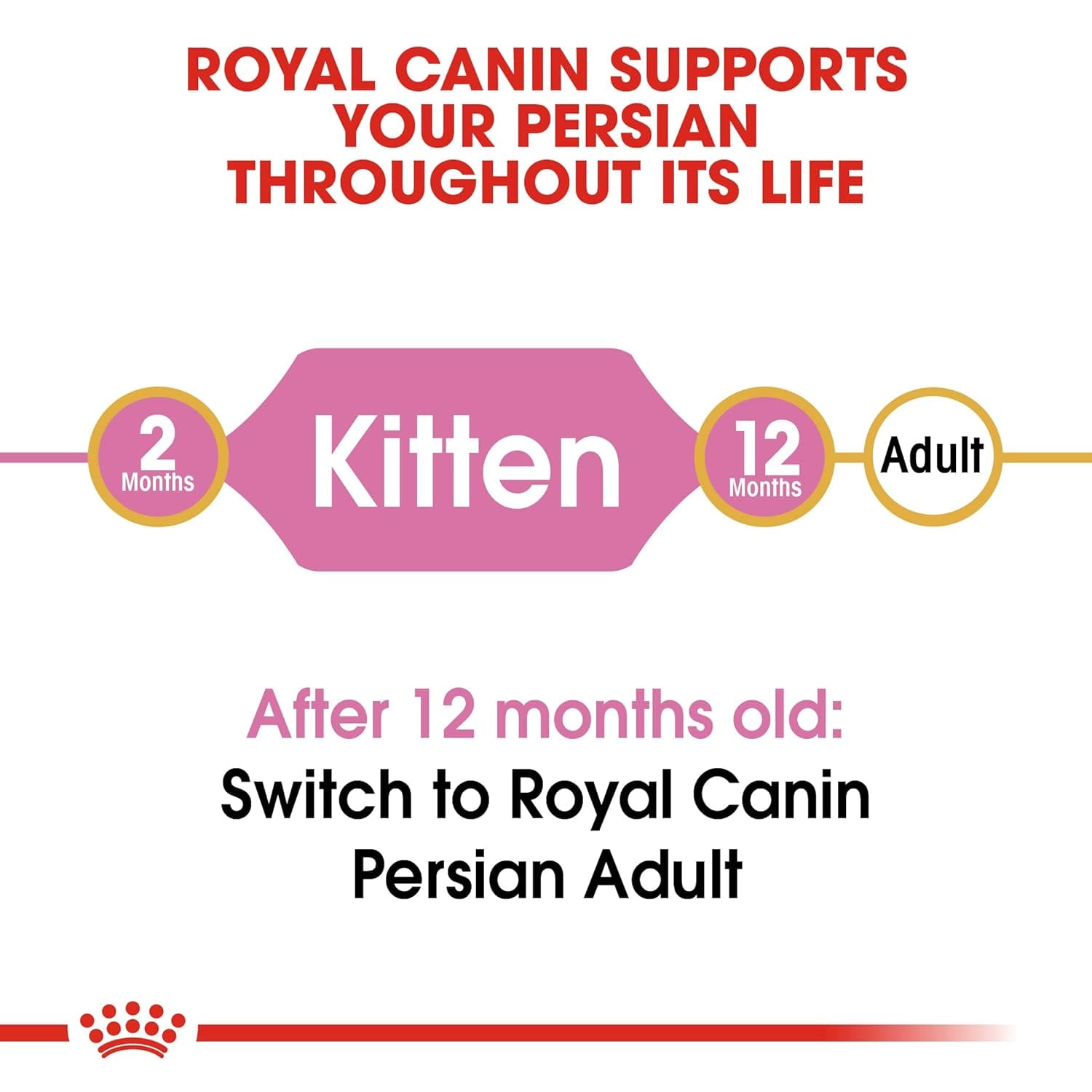 Royal Canin Kitten Persian Pellet Cat Food, Meat Flavor, 4kg