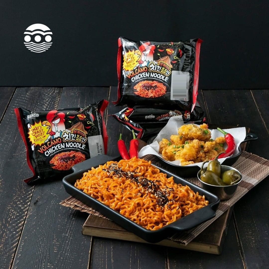 Paldo Volcano Fire Chicken (Extra Spicy), 4x140g