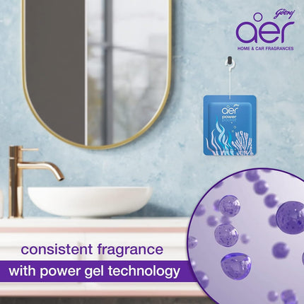Godrej aer Power Pocket, Bathroom Freshener, 40g
