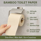 Claret Bamboo 10x Toilet Roll 200 Pulls - 2 Ply