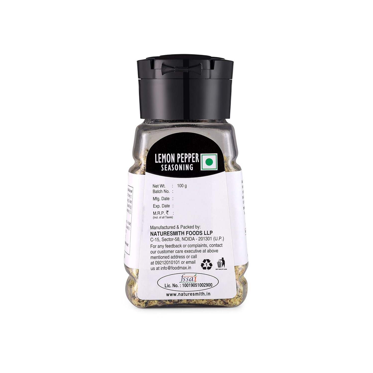 Naturesmith, Lemon Pepper Seasoning, 100g