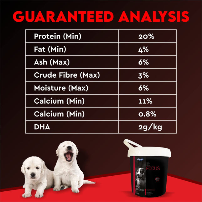 Drools, Focus Pup Booster, Puppy Weaning Diet for All Breeds, 300g