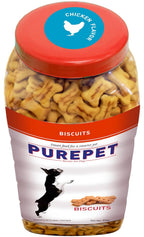 Purepet, Biscuit, Real Chicken Flavour, 455g