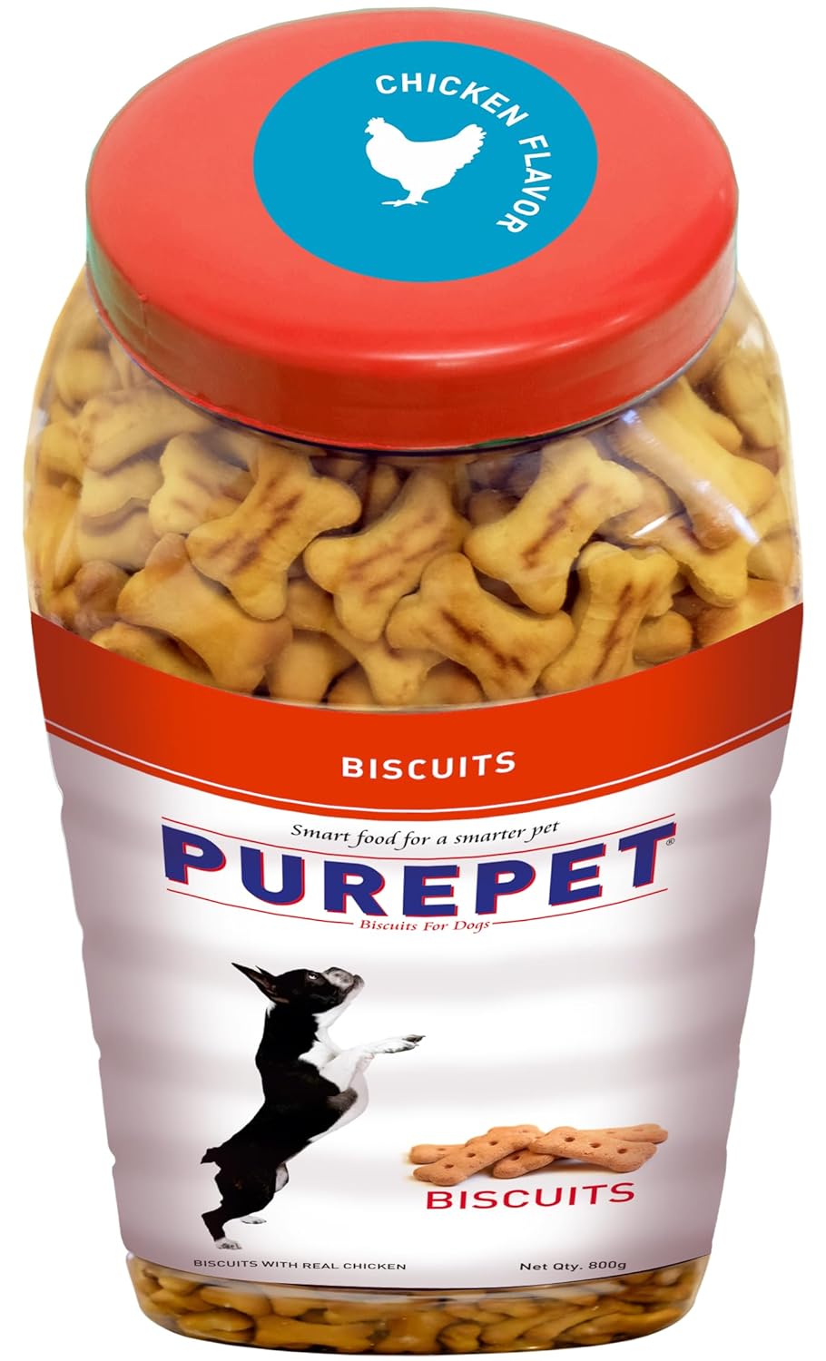 Purepet, Biscuit, Real Chicken Flavour, 455g