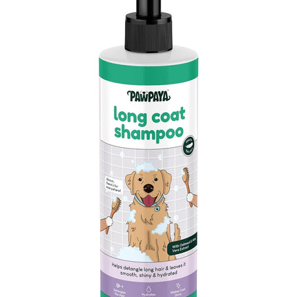 Pawpaya Long Coat Dog Shampoo, 250ml